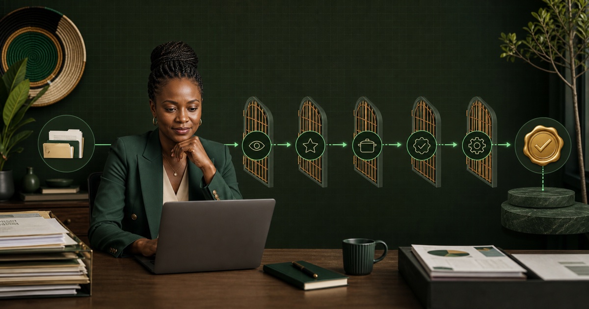 A manager explains approved, review-required and prohibited workplace uses of AI to employees.